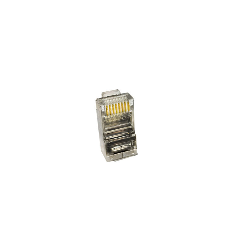 CONECTOR MACHO RJ45 CAT.5E - BLINDADO - Megatron - Fios e Cabos Especiais