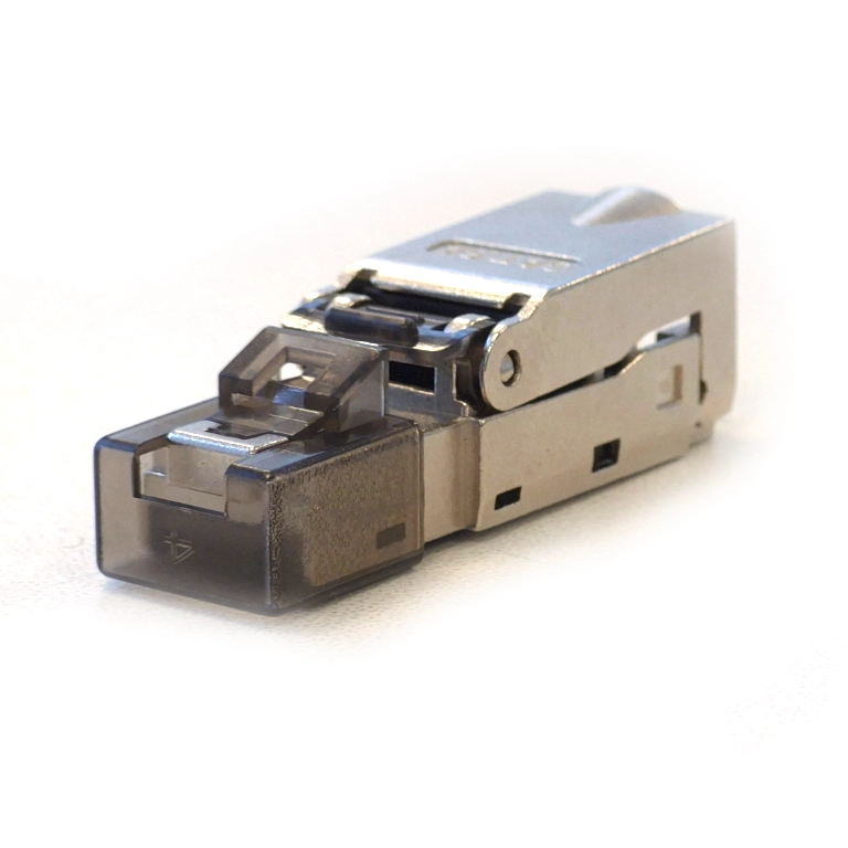CONECTOR MACHO RJ45 CAT6A BLINDADO TOOL-LESS